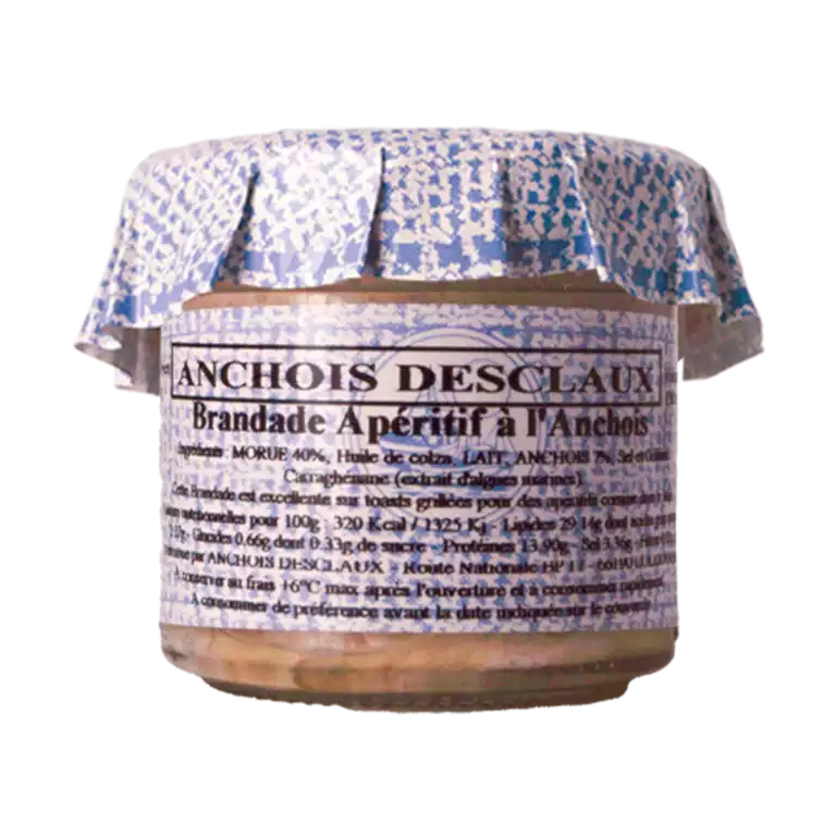 Acheter Brandade Apéritif à l'Anchois  - Maison Desclaux