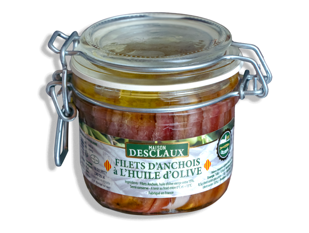Petite Verrine d'Anchois à l'huile d'olive