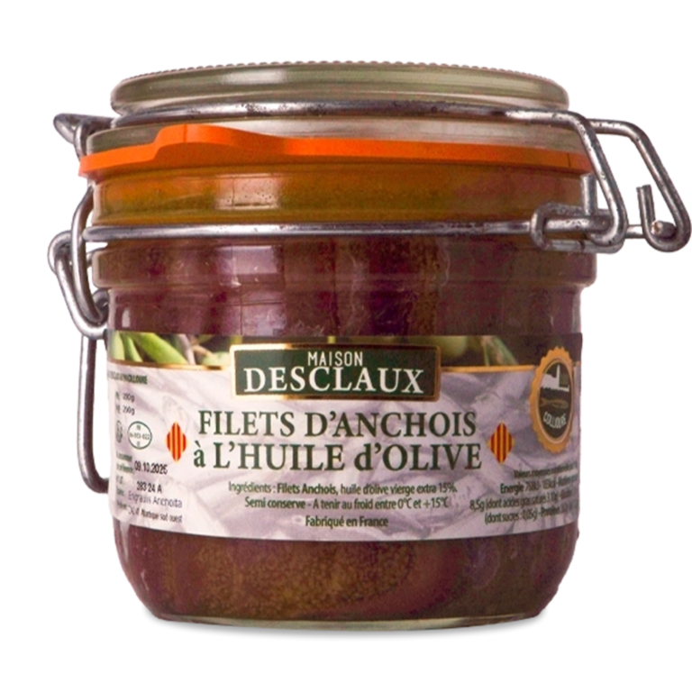 Petite Verrine d'Anchois à l'huile d'olive