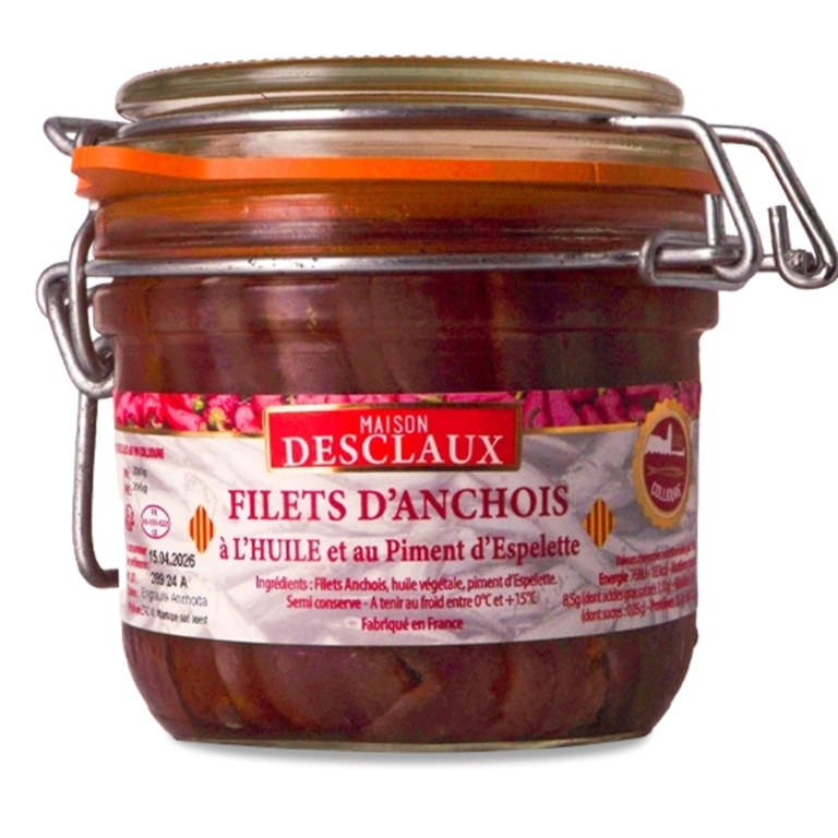 Petite Verrine d'Anchois au Piment d'Espelette