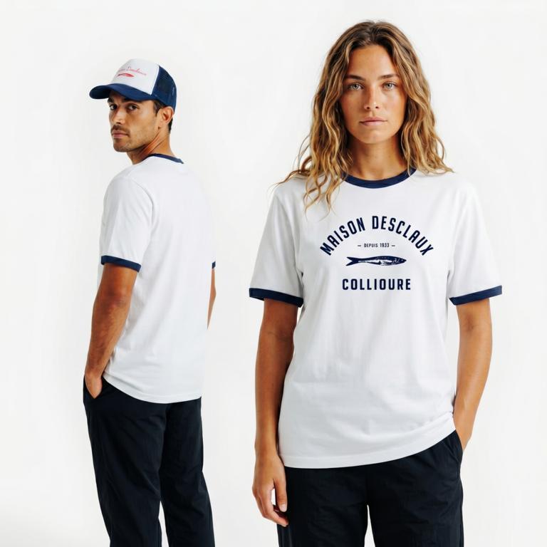 Tshirt bleu <br> Maison Desclaux