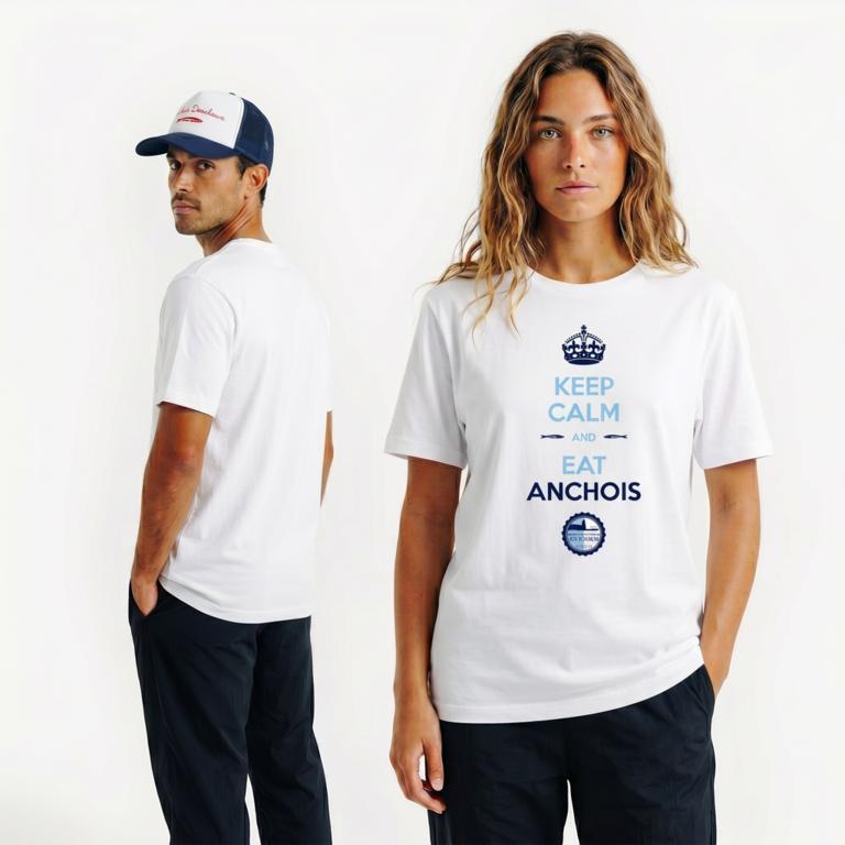 T-shirt <br> Keep Calm Blanc