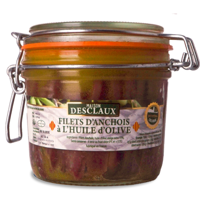 Verrine d'Anchois à l'huile d'olive