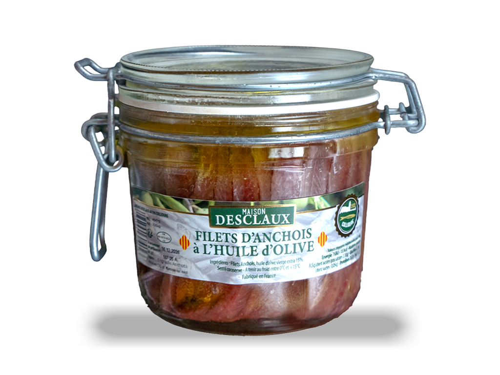 Verrine d'Anchois à l'huile d'olive